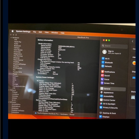 Apple MacBook Pro 15" Touchbar (i7 2.9 Ghz 6-Core, 16GB RAM, Intel UHD Graphics - Picture 8 of 12